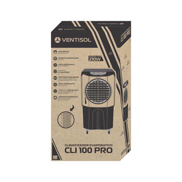 Climatizador Ventisol CLI 100 PRO - 100 litros - Imagem 4