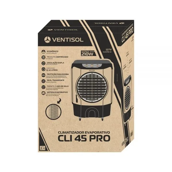 Climatizador Ventisol CLI 45 PRO - 45 litros - Imagem 6